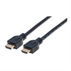 CABLE HDMI INTRAMURO MANHATTAN CL3 1.0M ETHERNET 3D 4K M-M VELOCIDAD 2.0