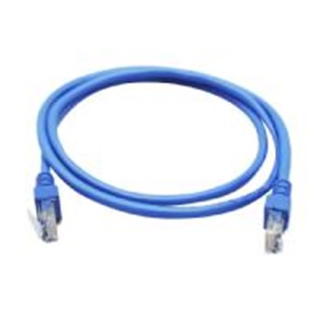 CABLE DE RED GHIA 1 MTS 3 PIES PATCH CORD CAT 5E UTP AZUL 100COBRE