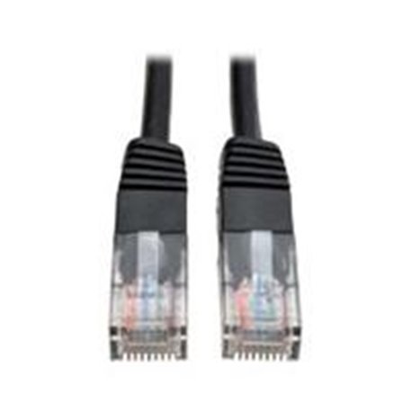 CABLE PATCH TRIPP-LITE N002-006-BK MOLDEADO CAT5E NEGRO DE 350MHZ RJ45 M/M DE 1.83 M 6 PIES