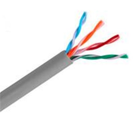 CABLE UTP SAXXON GRIS CATEGORIA 5E/ CCA/ BOBINA 305 MTS/ 4 PARES / CERT ISO9001/ UL 444 / ROHS / ANSI/TIA/EIA-568B