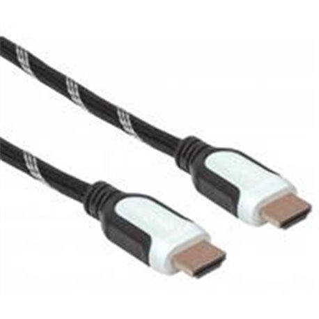 CABLE HDMI TEXTIL MANHATTAN 3.0M ETHETNET 3D 4K M-M VELOCIDAD 2.0 NEG/BLA