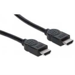 CABLE HDMI DE ALTA VELOCIDAD CON CANAL ETHERNET MANHATTAN 7.5M 3D 4K M-M BLINDADO