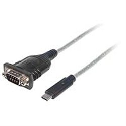 CABLE MANHATTAN USB-C CM-SERIAL M 0.45M NEGRO