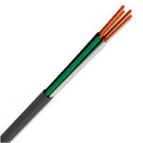 CABLE PARA ALARMA CONDUMEX 6 CONDUCTORES CALIBRE 22 AWG CUBIERTA CL2R COLOR BLANCO BOBINA 305 MTS
