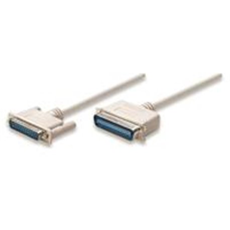 CABLE IMPRESORA MANHATTAN DB25 A CENTRONICS 36 1.8M  MACHO-MACHO