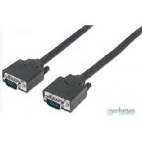 CABLE PARA MONITOR MANHATTAN SVGA HD 15 MACHO A HD 15 MACHO, 1.8 M,