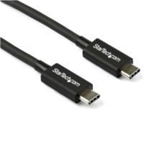 CABLE THUNDERBOLT 3 DE 0.8M - 40GBPS - CERTIFICADO - ACTIVO - COMPATIBLE USB-C - ENTREGA DE POTENCIA PD 100W (TBLT34MM80CM) - ST