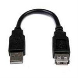 CABLE EXTENSOR USB 2.0 MACHO A HEMBRA DE 15CM - STARTECH.COM MOD. USBEXTAA6IN
