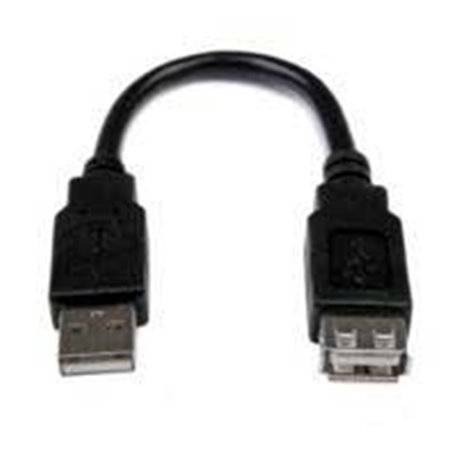 CABLE EXTENSOR USB 2.0 MACHO A HEMBRA DE 15CM - STARTECH.COM MOD. USBEXTAA6IN