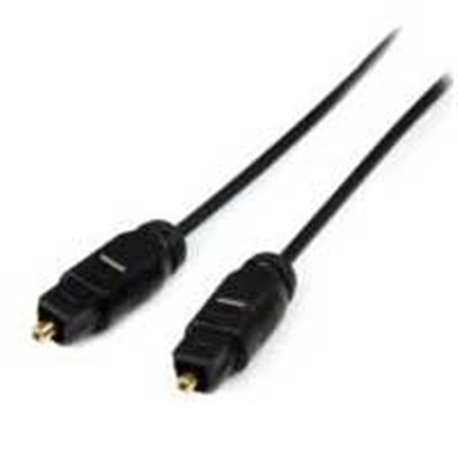 CABLE 3M TOSLINK AUDIO DIGITAL OPTICO SPDIF DELGADO - NEGRO - STARTECH.COM MOD. THINTOS10