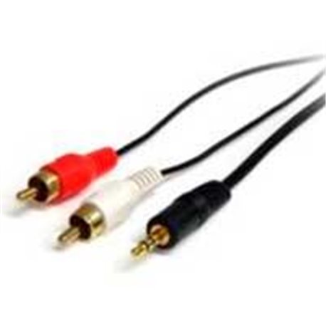 CABLE DE 1.8M DE AUDIO ESTÉREO - 3.5MM MACHO A 2X RCA MACHO - STARTECH.COM MOD. MU6MMRCA