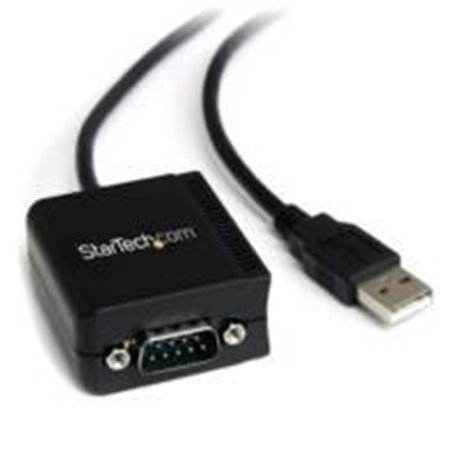 CABLE DE 1.8M USB A PUERTO SERIE SERIAL RS232 CON RETENCIÓN DEL PUERTO DE ASIGNACIÓN COM - 1X DB9 MACHO - 1X USB A MACHO - START
