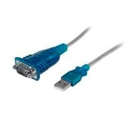 CABLE ADAPTADOR USB A SERIE RS232 DE 1 PUERTO SERIAL DB9 - MACHO A MACHO - CONVERSOR COMPATIBLE CON WINDOWS 8 - STARTECH.COM MOD