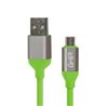 CABLE MICRO USB GHIA 1M COLOR VERDE