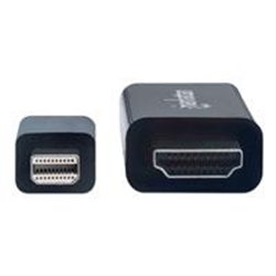 CABLE MINI DISPLAYPORT A HDMI 4K@60HZ, 1.8 M, NEGRO