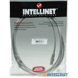 CABLE DE RED PATCH CAT5E INTELLINET RJ45 7.6 METROS 25 FT  COLOR GRIS