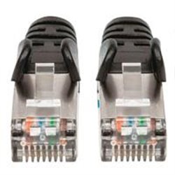 CABLE DE RED PATCH CAT 6A,  3.0M(10.0F) S/FTP NEGRO