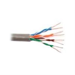 BOBINA UTP CAT6 WAM/ CONDUCTOR CCA/305 MTS/CUBIERTA GRIS 23 AWG SOLID CCA30% 4 PARES