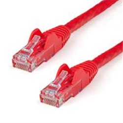 CABLE DE RED GIGABIT ETHERNET 15M UTP PATCH CAT6 CAT 6 RJ45 SNAGLESS SIN ENGANCHES - ROJO - STARTECH.COM MOD. N6PATC15MRD