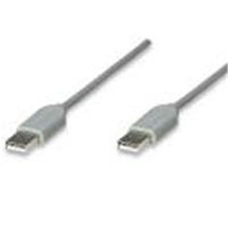CABLE USB MANHATTAN A-A 1.8 MTS GRIS