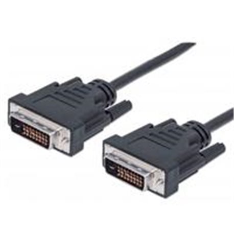 CABLE DVI-D A DVI-D MANHATTAN 1.8M DUAL VIDEO DIGITAL M-M MONITOR