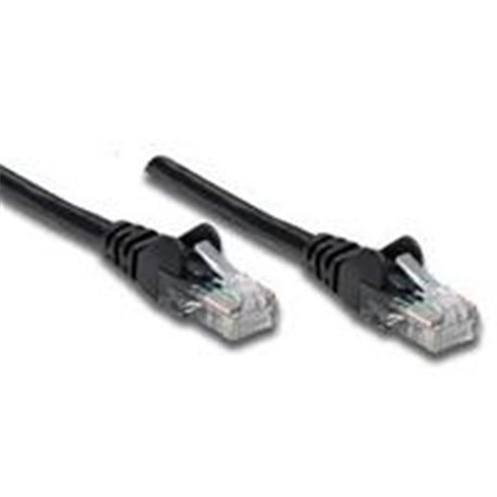 CABLE DE RED INTELLINET 3 MTS 10 PIES CAT 5E UTP NEGRO