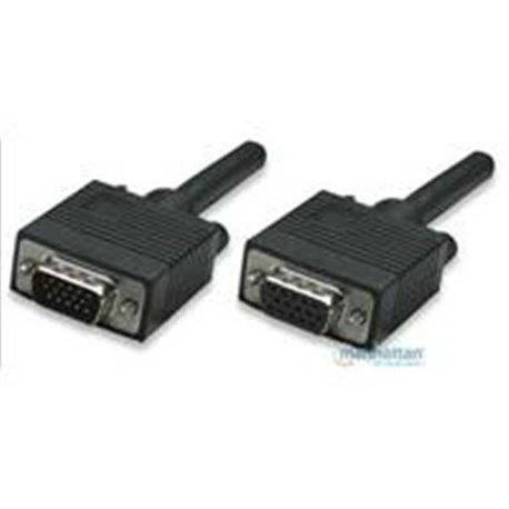 CABLE EXTENSION SVGA MANHATTAN HD15 4.5M 8MM MACHO-HEMBRA MONITOR PROYECTOR