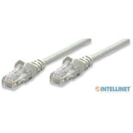 CABLE DE RED PATCH CAT5E INTELLINET RJ45 2.0 METROS 7 FT COLOR GRIS