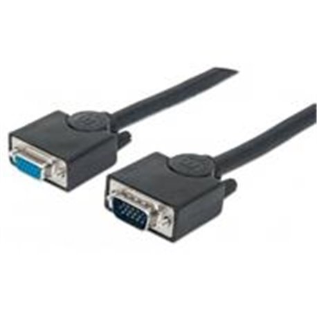CABLE EXTENSION SVGA MANHATTAN HD15 15.0M 8MM MACHO-HEMBRA MONITOR