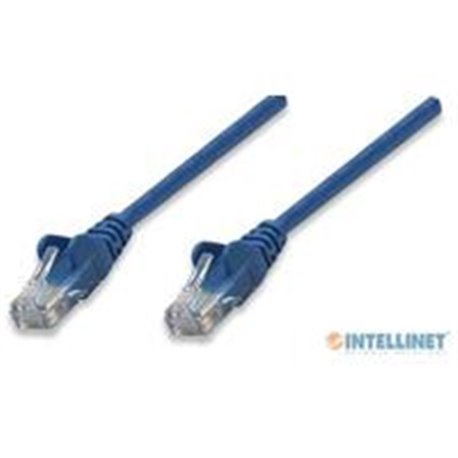 CABLE DE RED PATCH CAT5E INTELLINET RJ45 2.0 METROS 7 FT COLOR AZUL