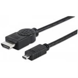 CABLE HDMI MANHATTAN V 1.4 MACHO A MICRO HDMIETHERNET 2 MTS