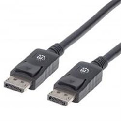 CABLE DISPLAYPORT MANHATTAN 2.0M 4K BLINDADO MACHO-MACHO