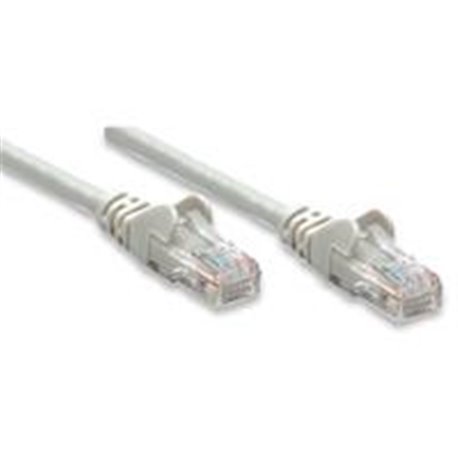 CABLE DE RED PATCH CAT6 INTELLINET RJ45 0.5 METROS 1.5 FT COLOR GRIS