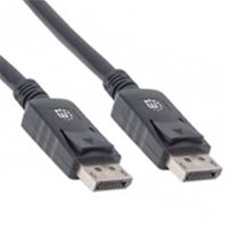 CABLE DISPLAYPORT MANHATTAN 3.0M 4K BLINDADO MACHO-MACHO