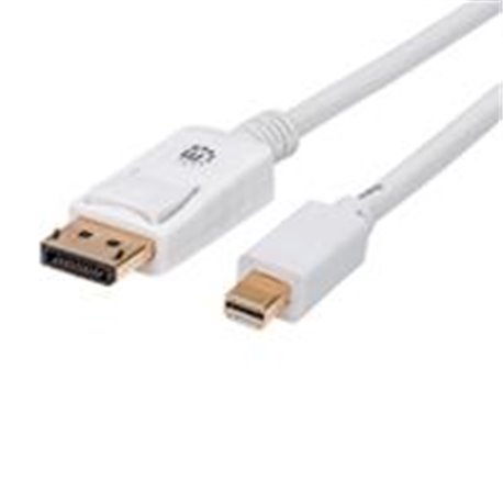 CABLE ADAPTADOR MANHATTAN MINI DISPLAYPORT A DISPLAYPORT 2.0M M-M