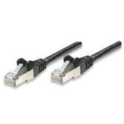CABLE DE RED INTELLINET 0.5 MTS 1.5 PIES CAT6 UTP NEGRO