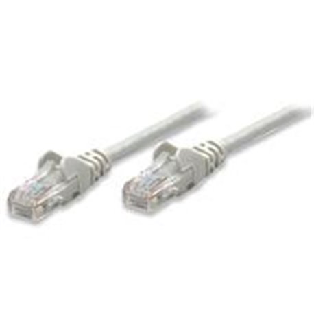 CABLE DE RED INTELLINET 0.15 MTS ( 0.5 PIES) CAT 5E UTP GRIS