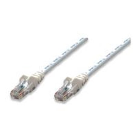 CABLE DE RED PATCH CAT5E INTELLINET RJ45 3.0 METROS 10 FT COLOR BLANCO