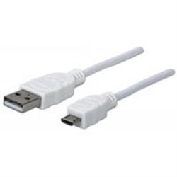 CABLE MANHATTAN USB VERSION 2.0 A-MICRO B 1.0 M BLANCO