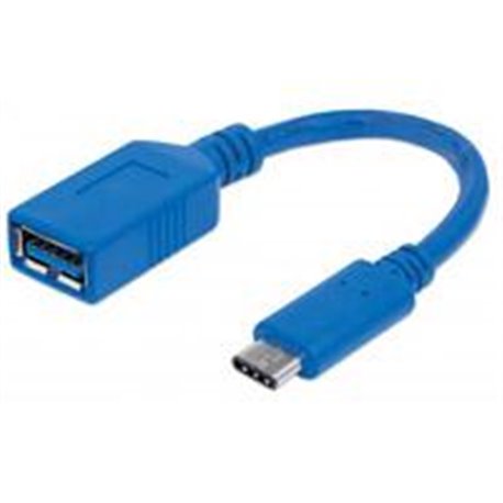 CABLE MANHATTAN USB-C 3.1 A USB-A 3.0 MACHO-HEMBRA