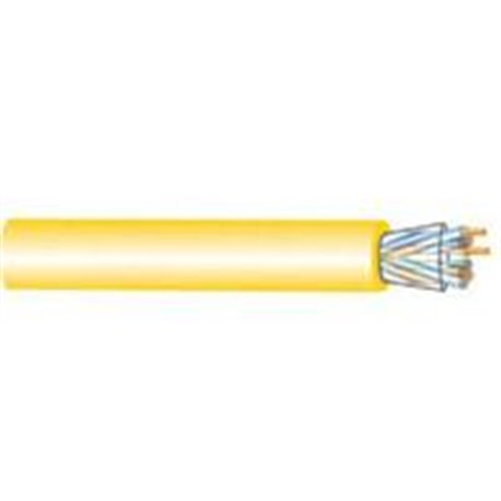 BOBINA UTP CAT5E CONDUMEX ULTRACAT CM/24 AWG/100% COBRE/ 305 MTS/CUBIERTA PVC RETARDANTE A LA FLAMA/ AMARILLO