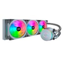 DISIPADOR DE ENFRIAMIENTO LIQUIDO COOLER MASTER ML360P SILVER EDITION 360MM ARGB LGA2066, LGA2011-V3, LGA2011, LGA1200, LGA1151,