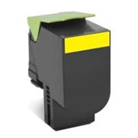 TONER LASER LEXMARK / COLOR AMARILLO / RENDIMIENTO ESTANDAR / 80C8SY0 / HASTA 2,000 PAGINAS / 5% DE COBERTURA / P/MODELOS: CX310
