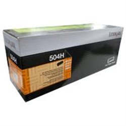 TONER LASER LEXMARK / COLOR NEGRO / ALTO RENDIMIENTO / 50F4H00 / HASTA 5,000 PAGINAS / 5% DE COBERTURA / P/MODELOS MS610, MS410 