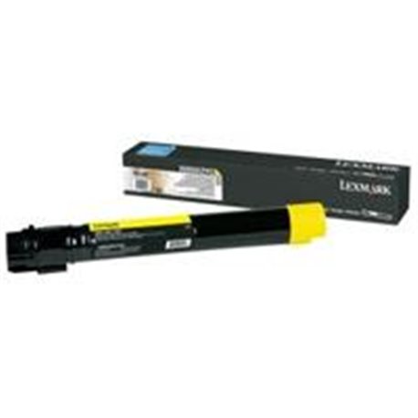 TONER LASER LEXMARK / COLOR AMARILLO / ALTO RENDIMIENTO / X950X2YG / HASTA 22,000 PAGINAS / 5 DE COBERTURA / P/MODELOS X954DHE, 