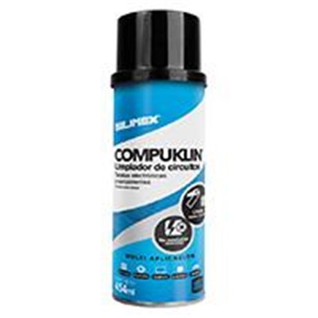 SILIMEX COMPUKLIN LIMPIADOR DE CIRCUITOS Y TARJETAS, 454 ML DESENGRASANTE EN AEROSOL DIELECTRICO