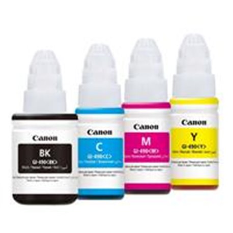 BOTELLA DE TINTA CANON GI-190BK NEGRA, 135 ML, RENDIMIENTO APROX. 6,000 PAGINAS, COMPATIBLE CON G3100, G2100, G1100.