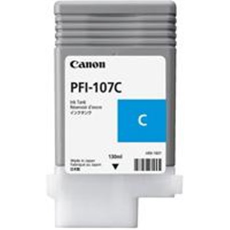TANQUE DE TINTA CANON NEGRO PFI-107BK - 130ML DYE COMPATIBLE CON 670/680/685/770/780/785