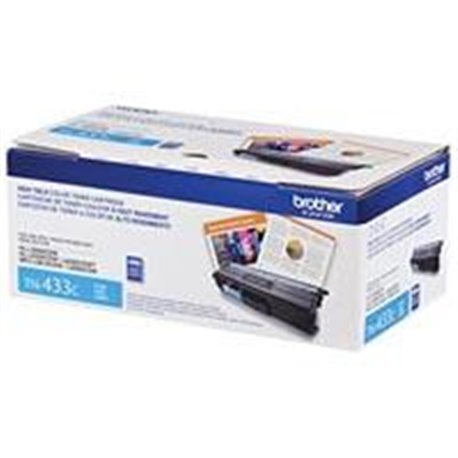 TONER BROTHER CYAN TN433C PARA RENDIMIENTO DE 4000 PAGINAS AL 5 POR CIENTO DE COBERTURA