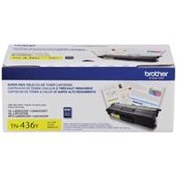 TONER BROTHER AMARILLO TN436Y PARA RENDIMIENTO DE 6500 PAGINAS AL 5 POR CIENTO DE COBERTURA